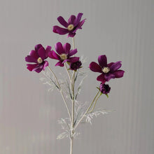 Load image into Gallery viewer, Cosmos Flower Artificial Silk 60cm 15 Colour Selections COSMO001-022