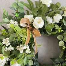Load image into Gallery viewer, Christmas Wreath White