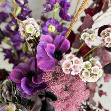 Load image into Gallery viewer, BURGUNDY TWILIGHT FLORAL ARRANGEMENT