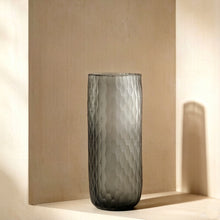 Load image into Gallery viewer, Frosted Gray Glass Vase 39CM High