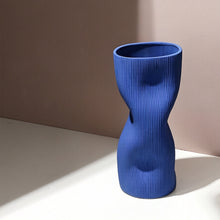 Load image into Gallery viewer, Klein Blue Textured Ceramic Vase 38CM/31CM High