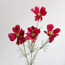 Load image into Gallery viewer, Cosmos Flower Artificial Silk 60cm 15 Colour Selections COSMO001-022