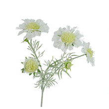 Load image into Gallery viewer, Scabiosa Artificial Silk Flower 4 Color Selections SCABIOSA1-A4
