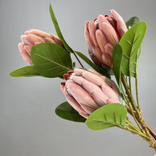 Load image into Gallery viewer, Protea Artificial Silk Flower 55cm Red PROTEA019
