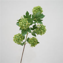 Load image into Gallery viewer, Snowball 5 Heads Artificial Silk Flower 78cm SNOWBALL001-003
