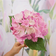 Load image into Gallery viewer, HYDRANGEA0005 Pink Real Touch Artificial Silk Flower
