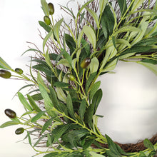 Load image into Gallery viewer, 05 Olive Leaves Garland Artificial Greenery Green 45cm
