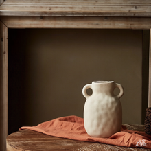 Load image into Gallery viewer, Vase Cream White Ceramic VASE017
