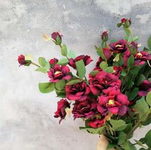 Load image into Gallery viewer, Iceberg Rose 7 Heads Iceberg Artificial Silk Flower
