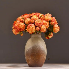 Load image into Gallery viewer, Peony 9 Heads Artificial Silk Flower Bunch PEONY004-006
