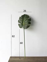 Load image into Gallery viewer, Monstera Artificial Silk Greenery 82cm Tall Stem MONSTERA002
