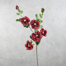 Load image into Gallery viewer, Iceberg Rose 7 Heads Burgundy 74cm
