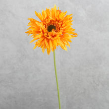 Load image into Gallery viewer, Gerbera Fluffy Petals Orange 45cm
