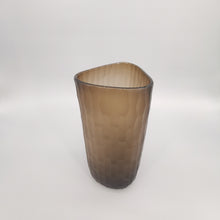 Load image into Gallery viewer, Molten Earth – Frosted Amber Glass Vase VASEG001
