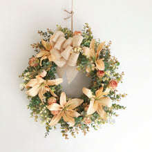 Load image into Gallery viewer, Amber Peach Wreath
