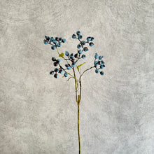 Load image into Gallery viewer, Berry Artificial Silk Flower 42cm Blue BERRY005
