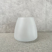 Load image into Gallery viewer, SEMI-TRANSPARENT FROSTED GLASS VASE WHITE
