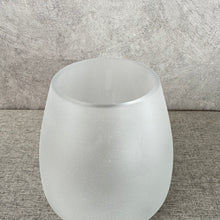Load image into Gallery viewer, SEMI-TRANSPARENT FROSTED GLASS VASE WHITE
