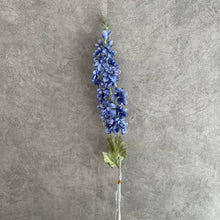 Load image into Gallery viewer, Delphinium Artificial Silk Flower 87cm Stem Purple DELPHINIUM0005
