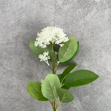 Load image into Gallery viewer, Snowball Artificial Silk Flower 52cm Stem White VIBURNUM003
