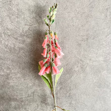 Load image into Gallery viewer, Digitalis Artificial Flower Stem Yellow DIGITALIS001-6
