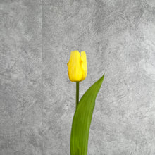 Load image into Gallery viewer, Tulip Artificial Real Touch Silk Flowers 36cm Stem 7 Color Selections TULIP018 sort yellow
