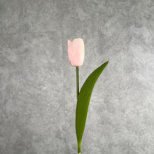 Load image into Gallery viewer, Tulip Artificial Real Touch Silk Flowers 36cm Stem 7 Color Selections TULIP020 short light pink
