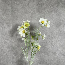 Load image into Gallery viewer, Cosmos Artificial Silk Flower 78cm Stem 2 Color Selections COSMO1 white
