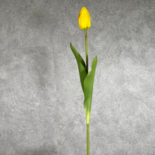 Load image into Gallery viewer, Tulip Artificial Real Touch Silk Flowers 68cm Stem TULIP011 yellow
