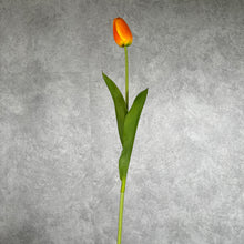 Load image into Gallery viewer, Tulip Artificial Real Touch Silk Flowers 68cm Stem TULIP002 orange
