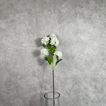 Load image into Gallery viewer, Snowball 5 Heads Artificial Silk Flower 78cm SNOWBALL001 white
