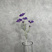 Load image into Gallery viewer, Cosmos Flower Artificial Silk 60cm 15 Colour Selections COSMO013 purple
