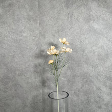 Load image into Gallery viewer, Cosmos Flower Artificial Silk 60cm 15 Colour Selections COSMO022 champagne
