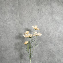 Load image into Gallery viewer, Cosmos Flower Artificial Silk 60cm 15 Colour Selections COSMO022 champagne
