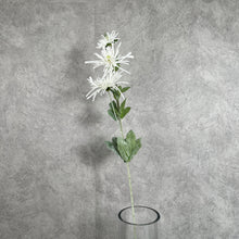 Load image into Gallery viewer, Chrysanthemum Artificial Silk Flower 80cm Stem 6 Color Selections CHRYS001 white
