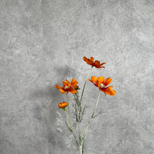 Load image into Gallery viewer, Cosmos Flower Artificial Silk 60cm 15 Colour Selections COSMO016 dark orange
