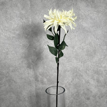 Load image into Gallery viewer, Chrysanthemum Real Touch Artificial Silk Flower 73cm Stem CHRYS01 white
