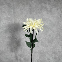 Load image into Gallery viewer, Chrysanthemum Real Touch Artificial Silk Flower 73cm Stem CHRYS01 white
