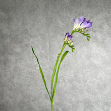 Load image into Gallery viewer, Freesia Purple Artificial Silk Flower 70cm Purple FREESIA003

