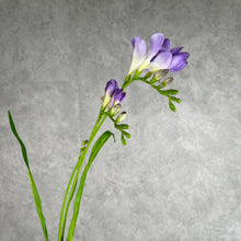 Load image into Gallery viewer, Freesia Purple Artificial Silk Flower 70cm Purple FREESIA003
