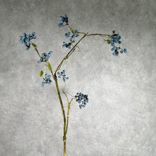 Load image into Gallery viewer, Berry Artificial Silk Flower 105cm Blue BERRY0005
