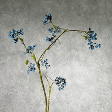 Load image into Gallery viewer, Berry Artificial Silk Flower 105cm Blue BERRY0005
