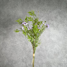 Load image into Gallery viewer, Daisy Bunch Artificial Silk Flower 56cm Stem purple BUNCH002
