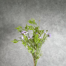 Load image into Gallery viewer, Daisy Bunch Artificial Silk Flower 56cm Stem purple BUNCH002
