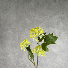Load image into Gallery viewer, Snowball Viburnum Artificial Silk Flower Short Stem VIBURNUM004 Yellow
