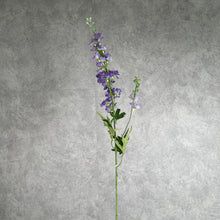 Load image into Gallery viewer, Delphinium with Spray Artificial Silk Flowers 76cm Stem DELPHINIUM004 Purple
