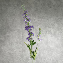 Load image into Gallery viewer, Delphinium with Spray Artificial Silk Flowers 76cm Stem DELPHINIUM004 Purple
