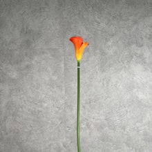 Load image into Gallery viewer, Calla Lily Artificial Real Touch Flower 70cm Stem 3 Color Selections CALLALILY3 Orange
