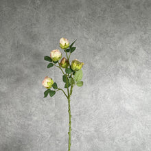 Load image into Gallery viewer, Rose Spray Artificial Silk Flower Peach ROSESPRAY006
