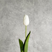 Load image into Gallery viewer, Tulip Artificial Real Touch Silk Flowers 68cm Stem TULIP026 White

